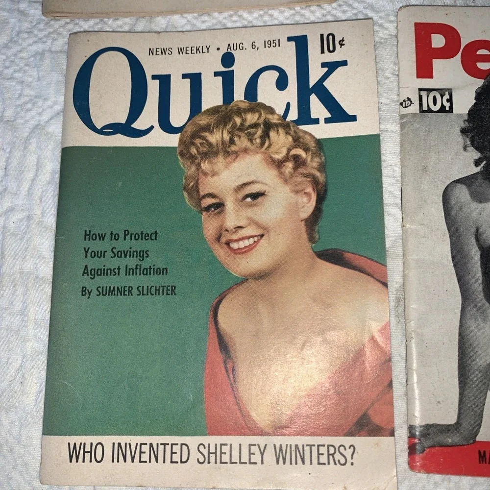 Quick Date Focus People Today Magazines‎ Lot 8 Issues 1951-1953 Mini Magazines